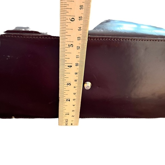 Preswick & Moore Split Cowhide Leather Structured Shoulder Tote Made in Italy - Picture 8 of 16